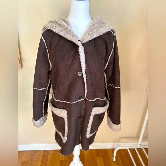 dilan los angeles Jackets & Coats Dylan Los Angeles Brown Winter